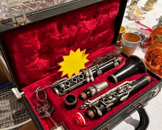 Normandy 4 brand  Clarinet with case.  Made in France