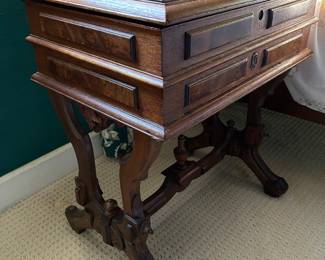 Gothic side table jewelry case