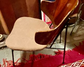 Vintage Mid-Century Danish Modern Ib Kofod Larsen Selig Attributed Penguin Accent Chair