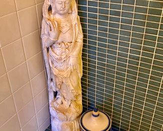 Statue and accessories