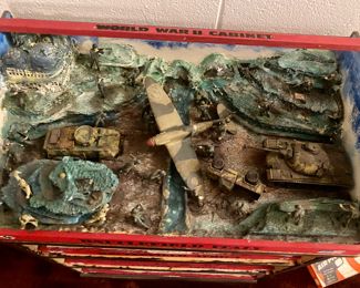 Diorama by Clarence E Bohn he served in the US Army 1946-1948 in Japan.  He was a WWII enthusiast and these are historical battle scenes