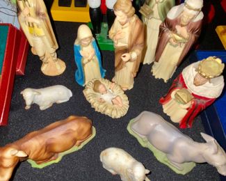 Vintage Nativity set
