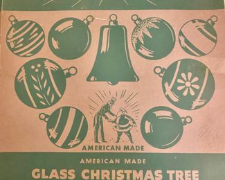 Shiny Brite ornaments and boxes