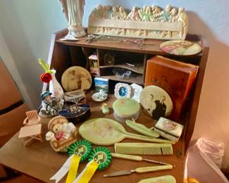 Religious accessories, brush comb vanity set