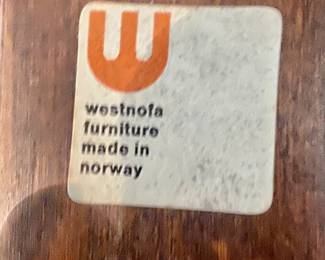 Westnofa Norwegian Siesta Lounge Chairs  manufacturers label