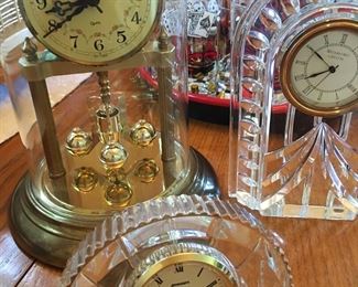 Wedgewood / Crystal Clocks
