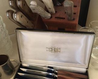 Steak Knives and Knife Block