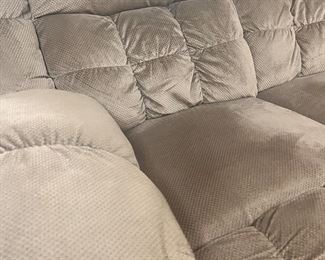 close up of the sofa 