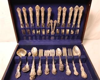 53pc. Gorham Strasbourg Sterling Silver Flatware
