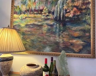 Spectacular impressionist painting signed COALIER