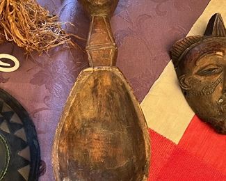Wonderful vintage African ceremonial spoon