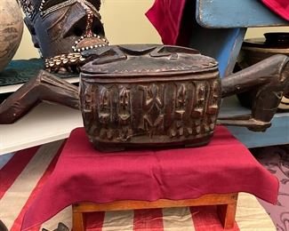 Wonderful DAN carved vessel