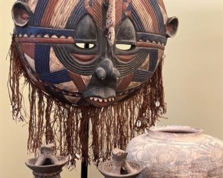 Wonderful large  SONGYE mask with stand