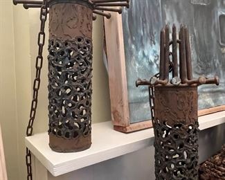 Pair of wonderful Brother  Mel sculptures