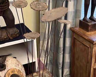 Beautiful lily pad sculpture