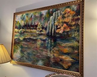 Spectacular impressionist painting, signed COALIER