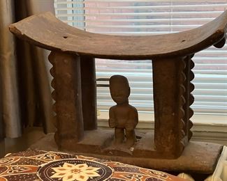 Superb vintage African chair
