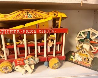 Fisher Price wooden circus 