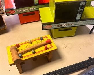 Easy Bake ovens!! Peg board and the BB Gun ! 