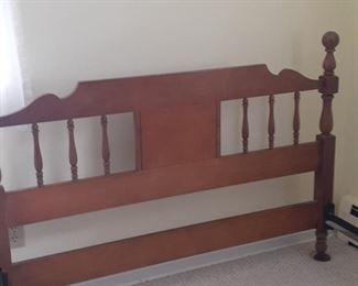Double bed headboard and frame