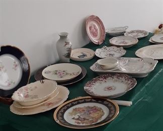 Lots of plates and platters 
