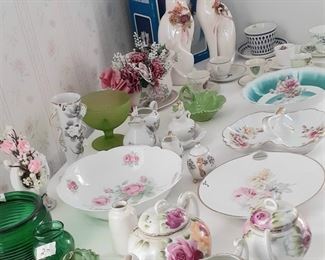 Nippon Tea Set, bowls, cups and saucers