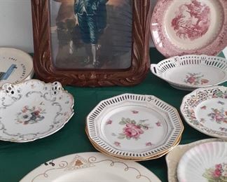 Some of the plates and platters