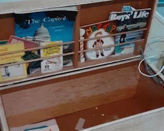 Neat Toy Box with book rack