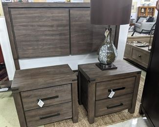 Rustic Bed and Nighstands