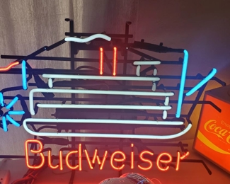 Vintage Budweiser Neon Sign