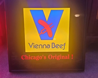 Vienna Beef Chicagos Original Lighted Sign