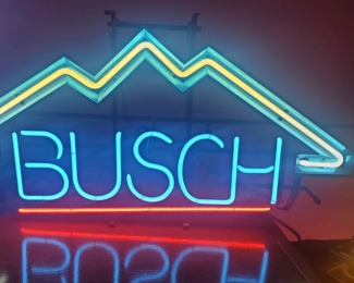 Vintage Busch Neon Sign Excellent Condition