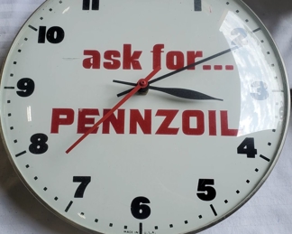 PENNZOIL Electric Clock