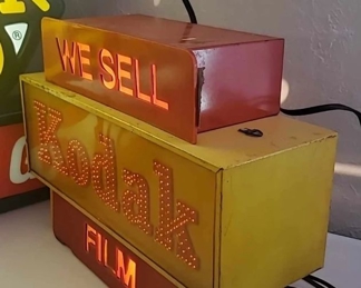 We Sell Kodak Fil Lighted Sign