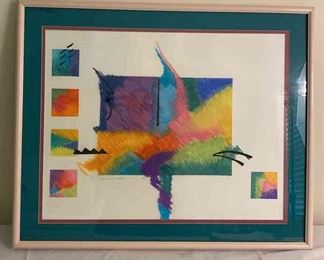 Rainbow Abstract by Marissa LeBlue