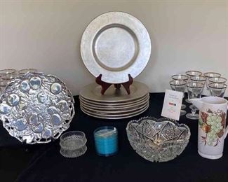 Richmond Sheffield Platinum Stemware and More 