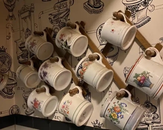 Vintage Mustache/Mugs