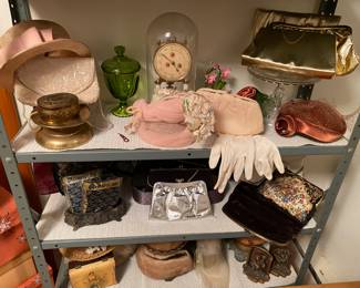Vintage Hats, Purses