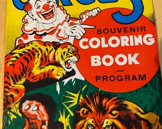Vintage Circus Coloring Book