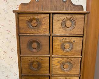 Antique Spice Cabinet