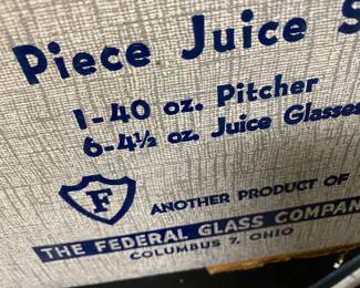 The Federal Glass Company Box