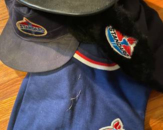 Vintage Amoco Standard Oil Hats, Shirt. Etc