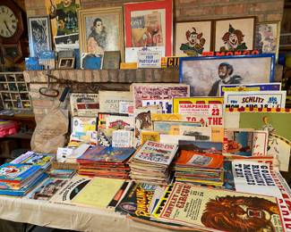 Circus Vintage Posters, Vintage Souvenir Program's, Tickets, Newspapers