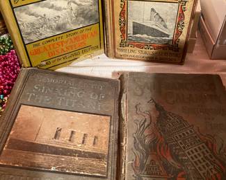 Antique Titanic Books