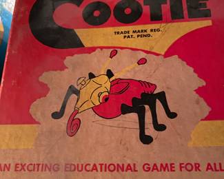 Vintage Cootie Game/Box