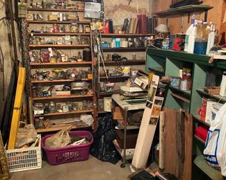 Vintage Tool Room Basement!!