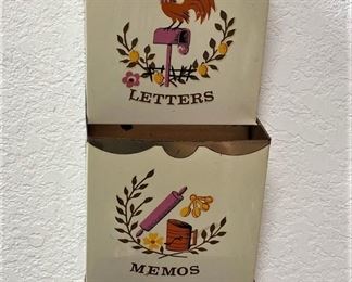VINTAGE LETTER BOX.