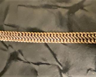 HEAVY 14K YELLOW GOLD BRACELET. MORE AT SALE.