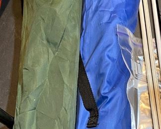 2 PORTABLE FOLDING CAMP CHAIRS.