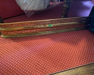 Brass Fireplace Fender